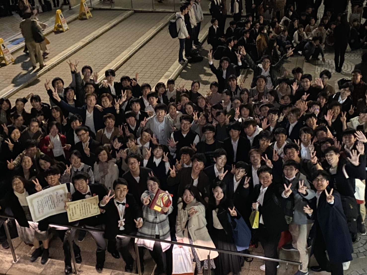 表彰式後の集合写真
